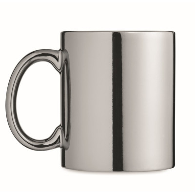 Hrnek stříbrný lesklý