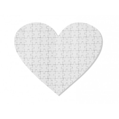Puzzle srdce - A4
