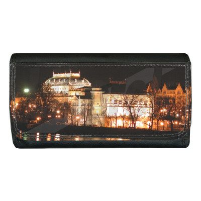 Velká peněženka z umělé kůže 18 x 9 cm