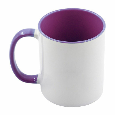 Hrnky (16 odstínů) 300ml barevný vnitřek a ouško