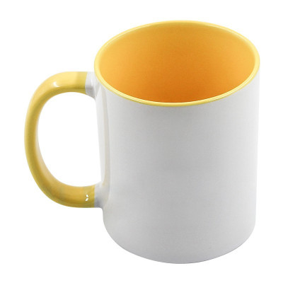 Hrnky (16 odstínů) 300ml barevný vnitřek a ouško