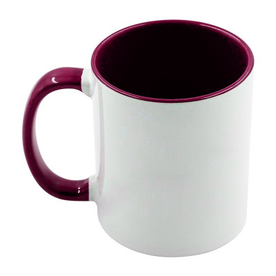 Hrnky (16 odstínů) 300ml barevný vnitřek a ouško