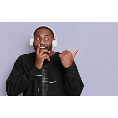 Svetrová pánská mikina s kytarou