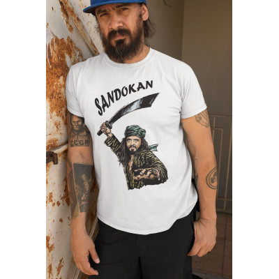 Pánské triko s potiskem Sandokan