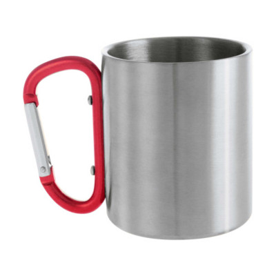 NEREZOVÝ HRNEK S UCHEM ČERVENÁ KARABINA